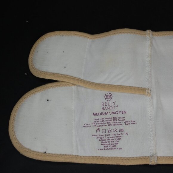 BELLY BANDIT BFF Body Formulated Fit Post-Pregnancy BELLY WRAP Medium Nude/Cream - Picture 4 of 9